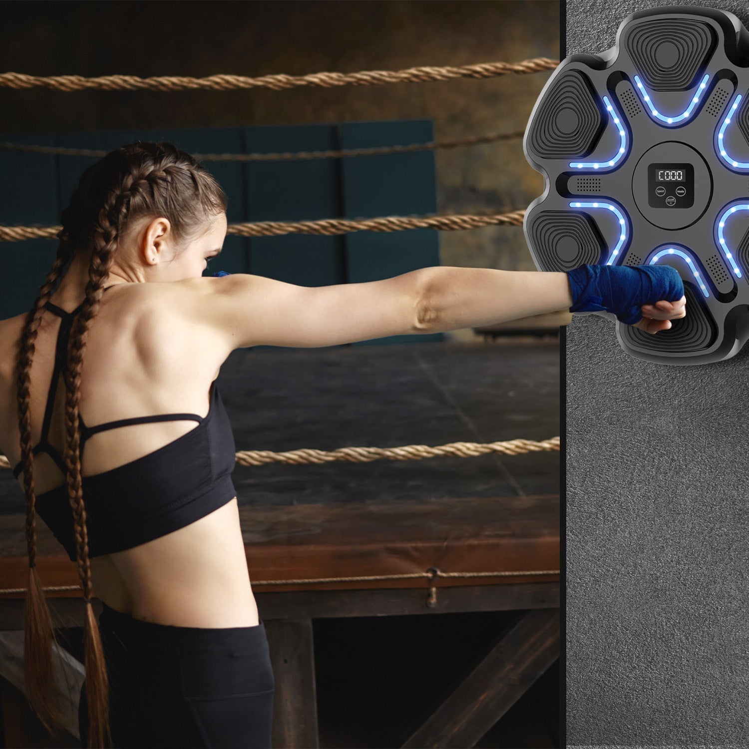 Marian Rhythm Boxing Trainer Stress Relief Fitness Wall Pad