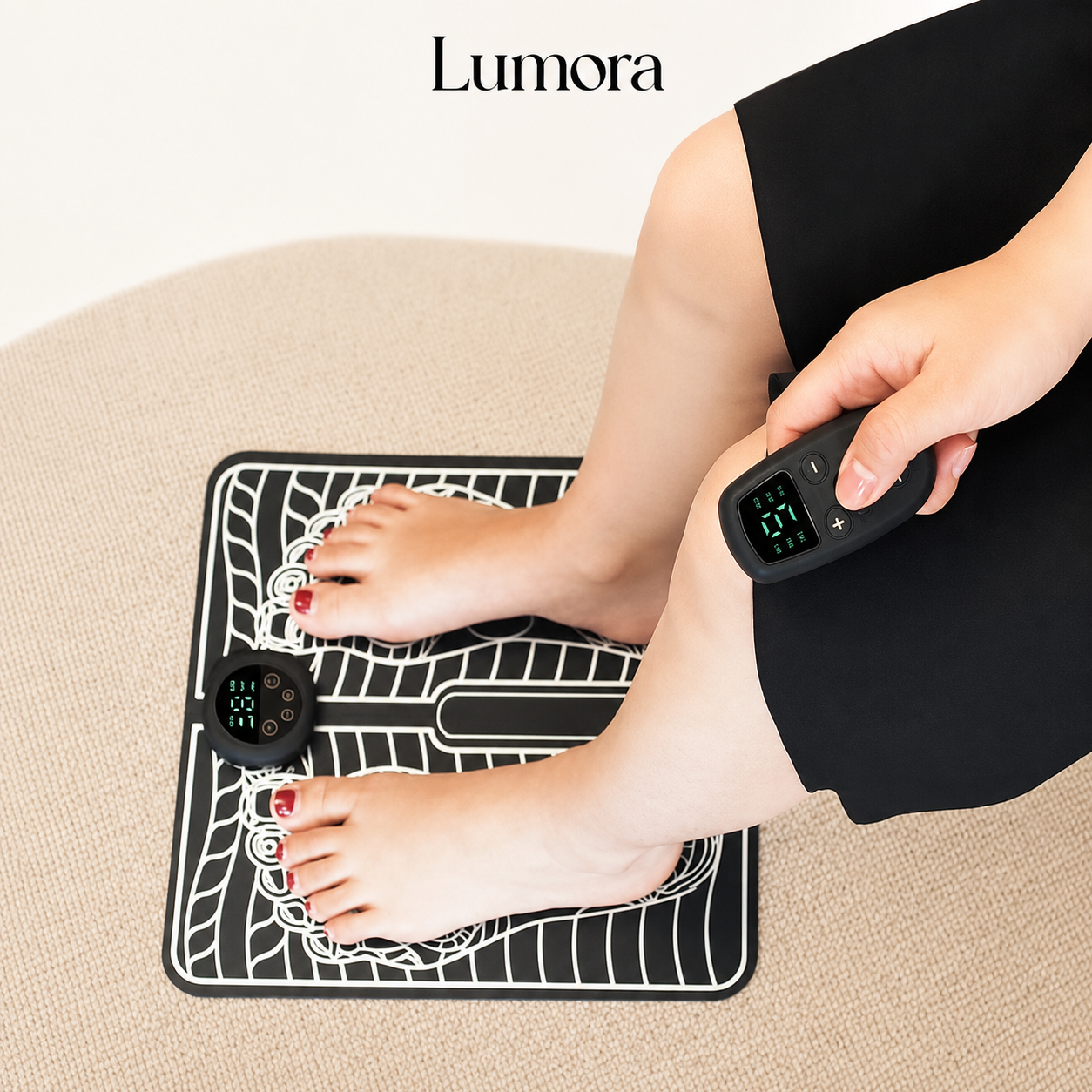 Natalia EMS Foot Massager Soothe Tension, Recharge, Portable