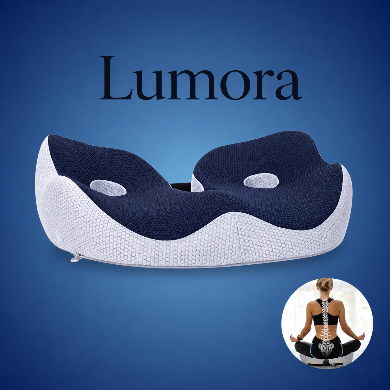 Vien Memory Foam Seat Cushion Tailbone Relief, Posture, Portable