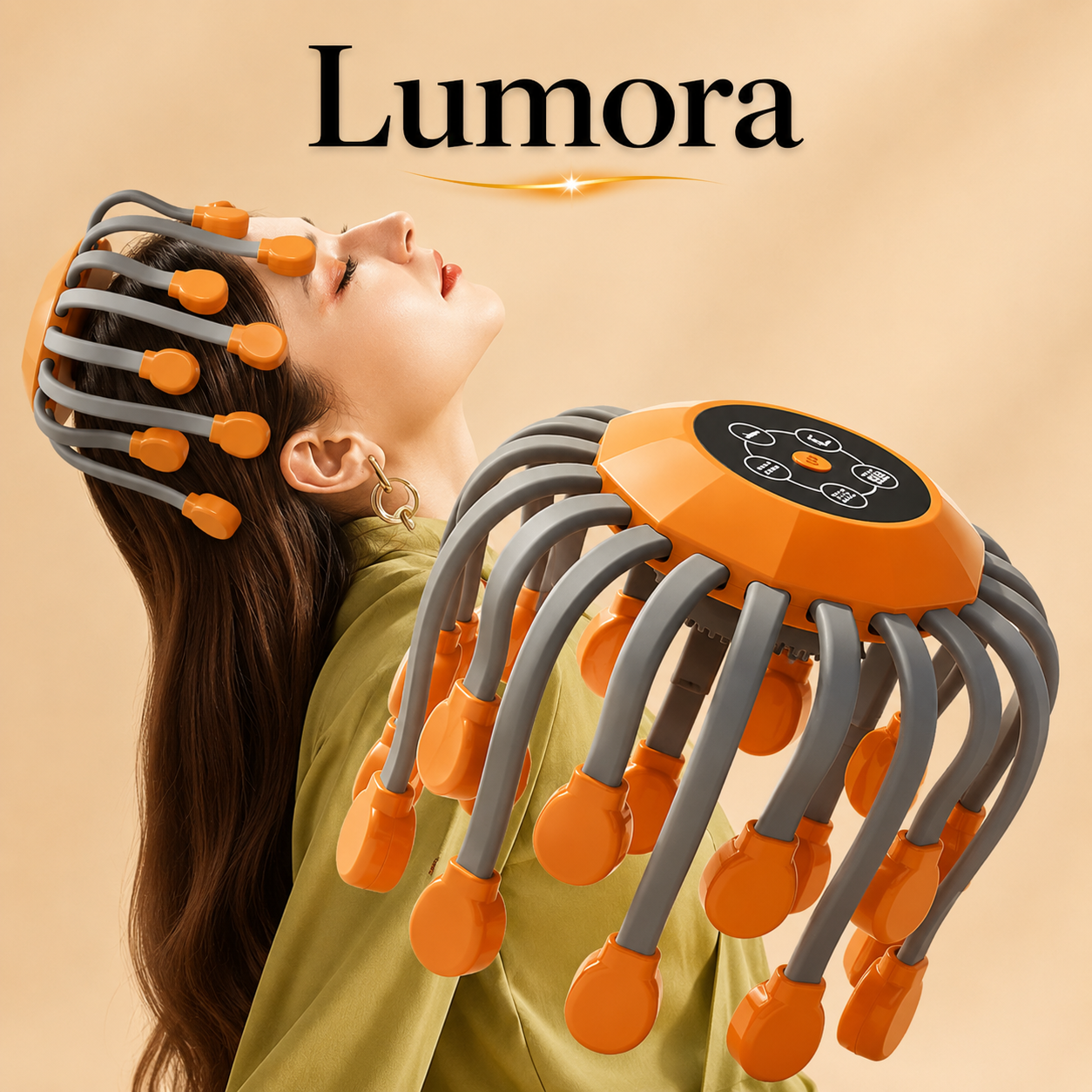 Antoinette Head Massager Calm, Relief, Red Light