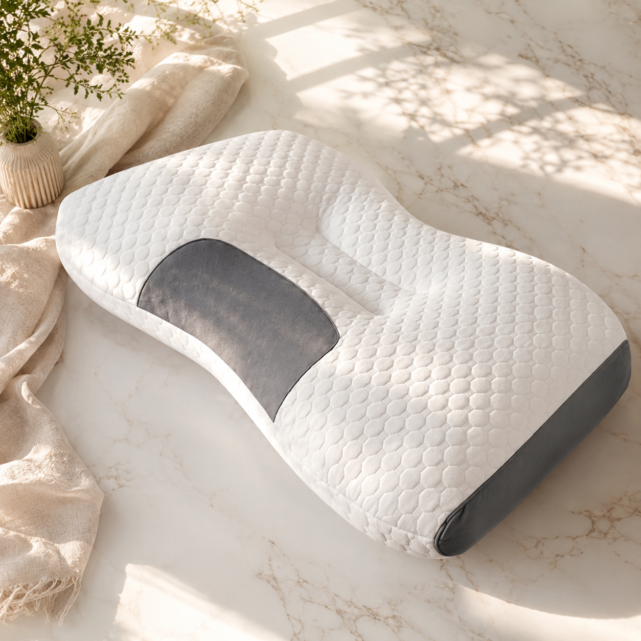 Carol Neck Massage Pillow Sleep Support, Relief, Ergonomic