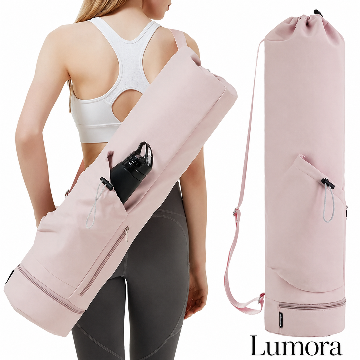 Vina Yoga Mat Bag Carry Organize Store Breathable Pockets