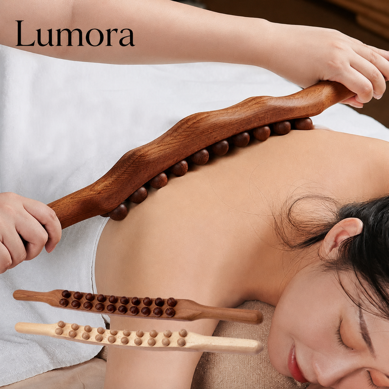 Reign Wooden Gua Sha Stick Relief, Sculpt, Full Body