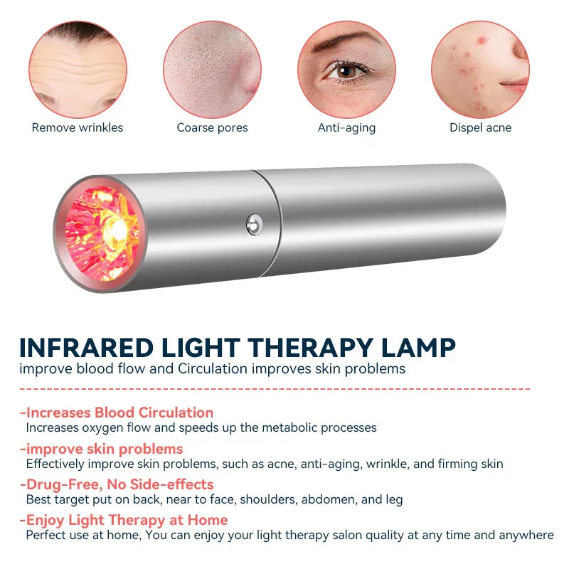 Geneviev Healuxe Light Therapy Pen Pain Relief, Glow, Infrared