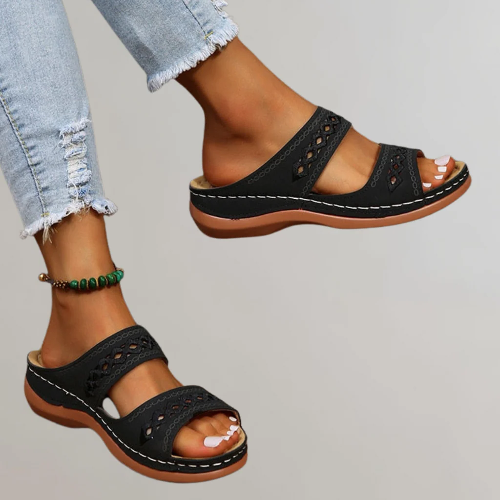 Pausha Orthopedic Sandals Soft Support, Cool Comfort, Wedge Sole