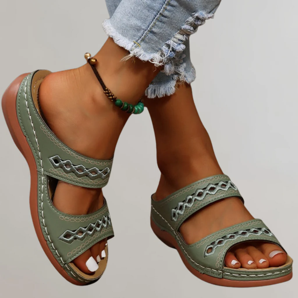 Pausha Orthopedic Sandals Soft Support, Cool Comfort, Wedge Sole