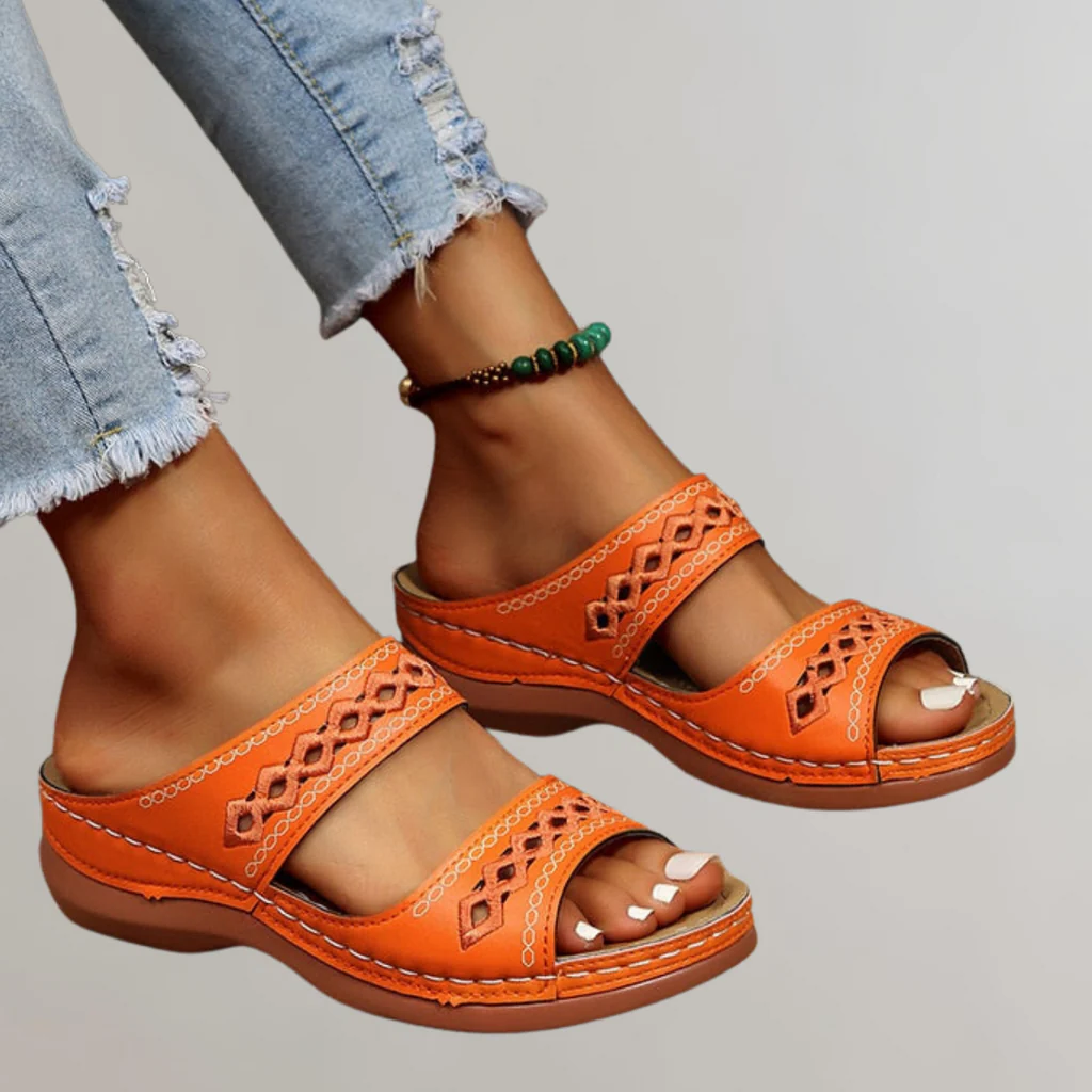 Pausha Orthopedic Sandals Soft Support, Cool Comfort, Wedge Sole
