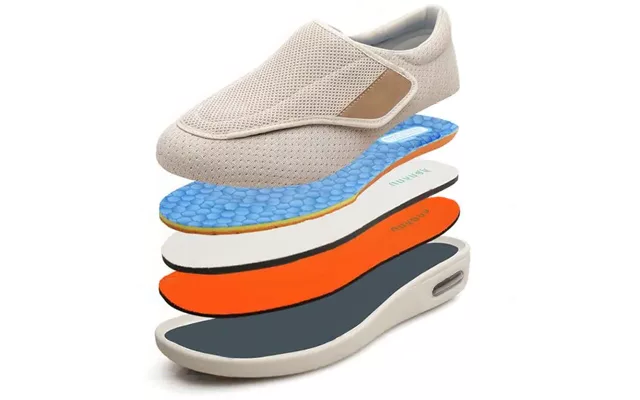 Jemima Wide Diabetic Shoes Soft Fit, Arch Support, Velcro