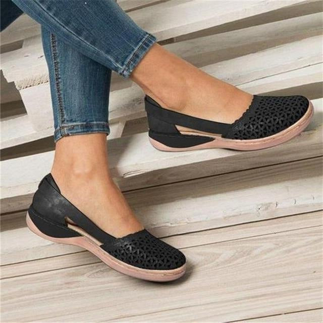 Gelileah Bunion Flats Wide Toe Comfort, Soft Support, PU