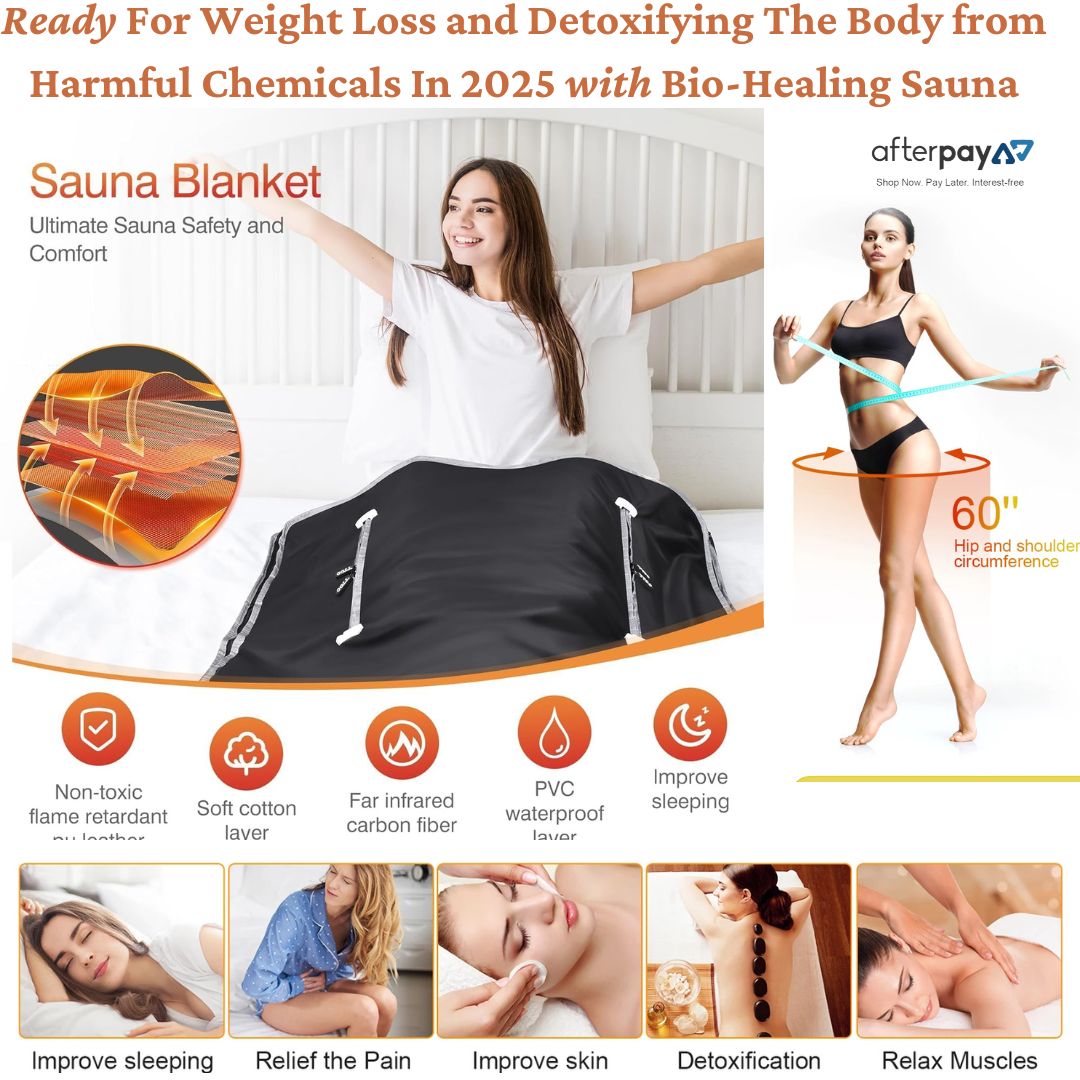 Britney Infrared Sauna Blanket Deep Heat Home Spa Black