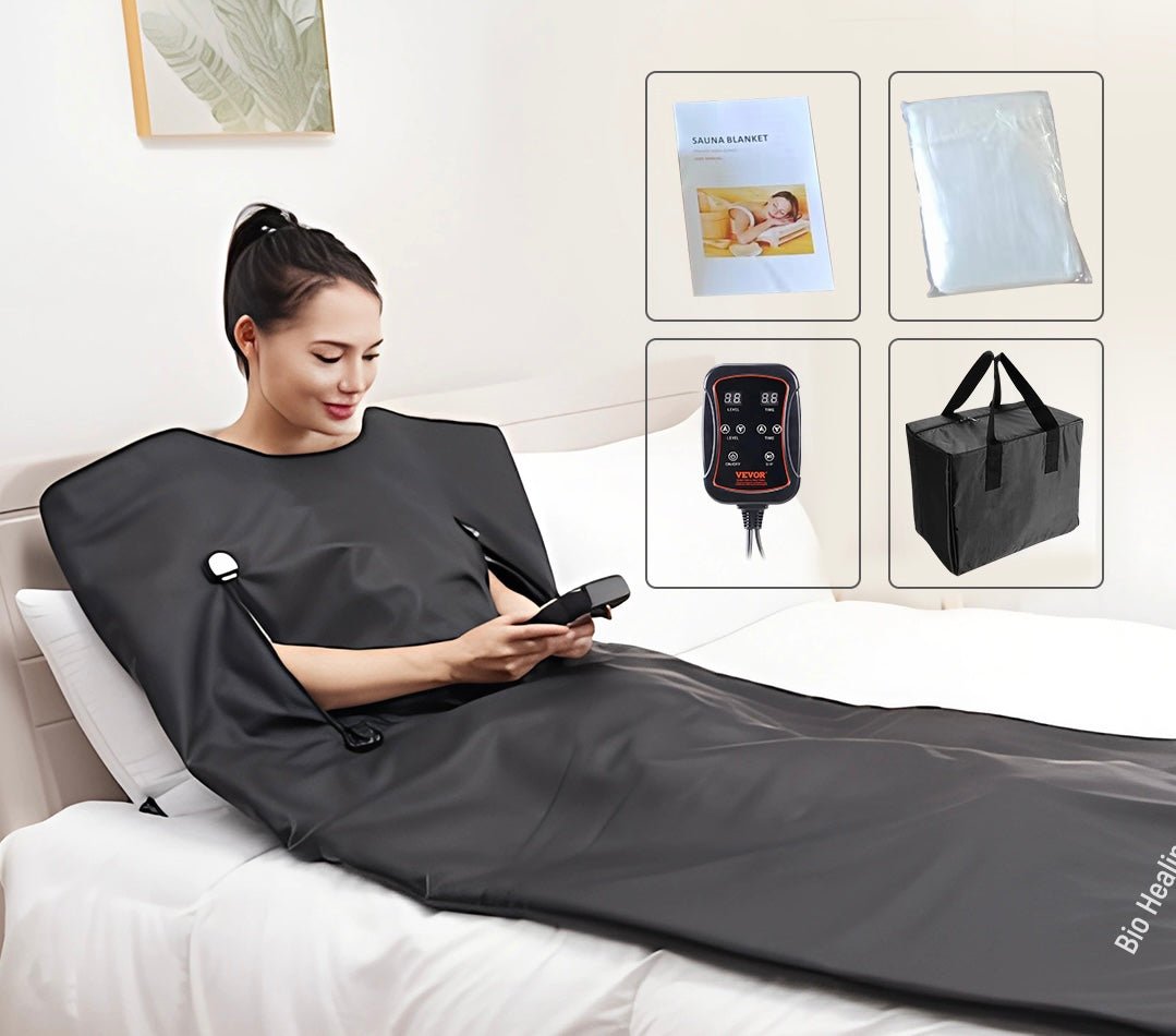 Britney Infrared Sauna Blanket Deep Heat Home Spa Black