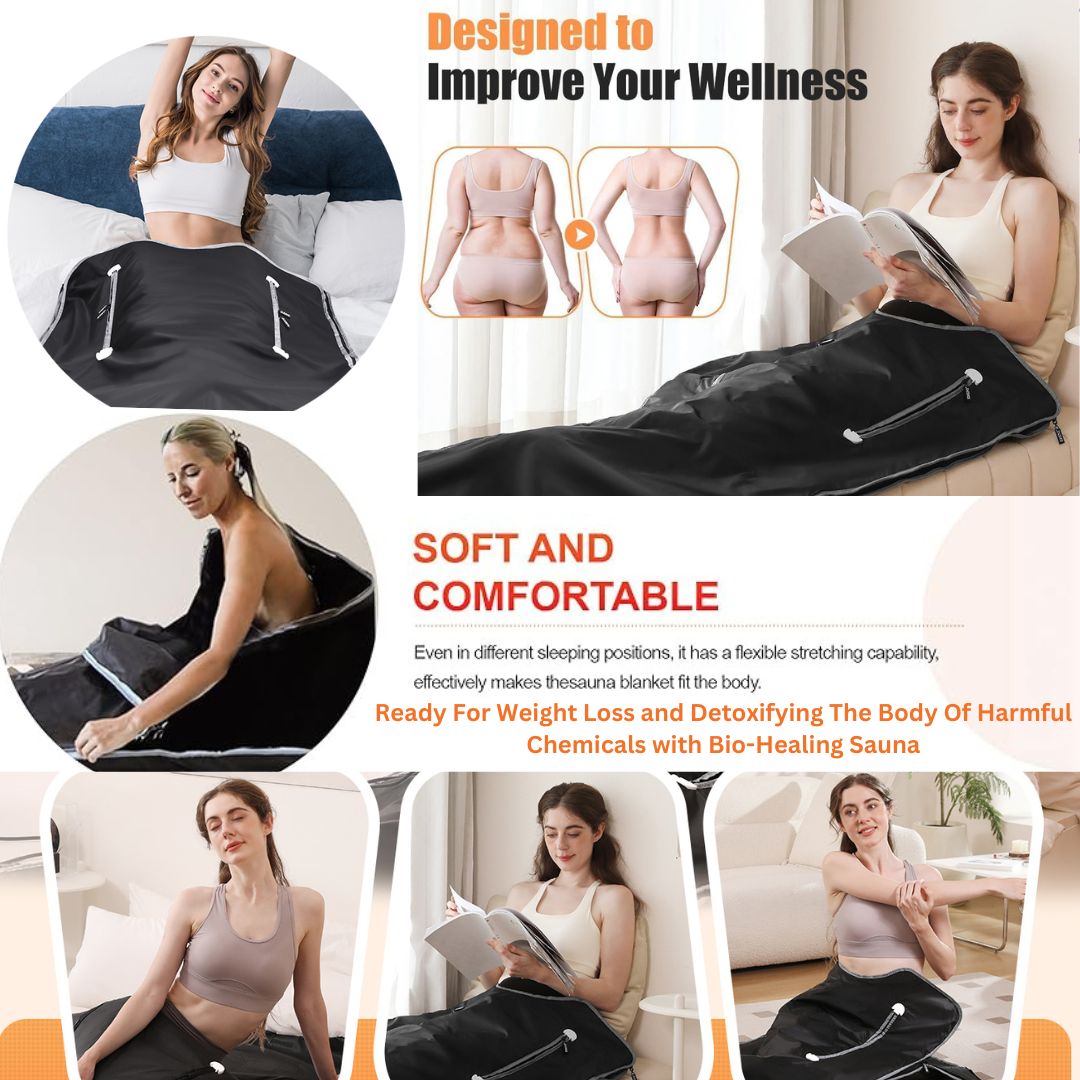 Britney Infrared Sauna Blanket Deep Heat Home Spa Black