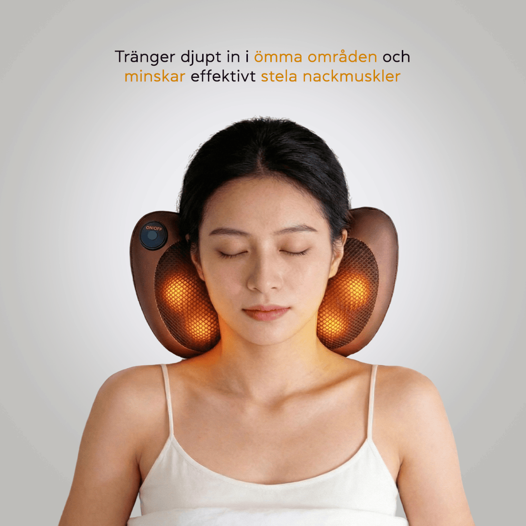 Rael Massage Pillow Tension Relief Deep Kneading Compact
