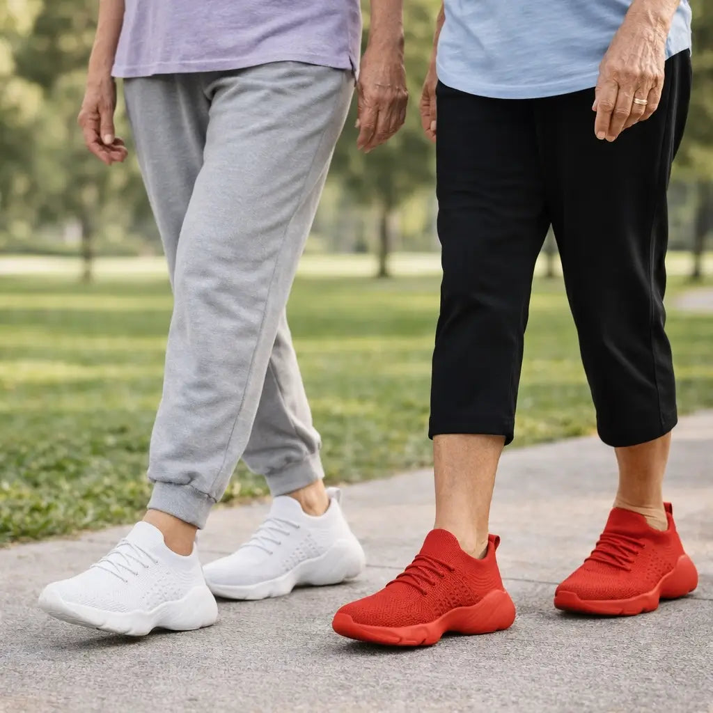 Zeinab Orthopedic Sneakers Soft Steps, Joint Relief, Knit