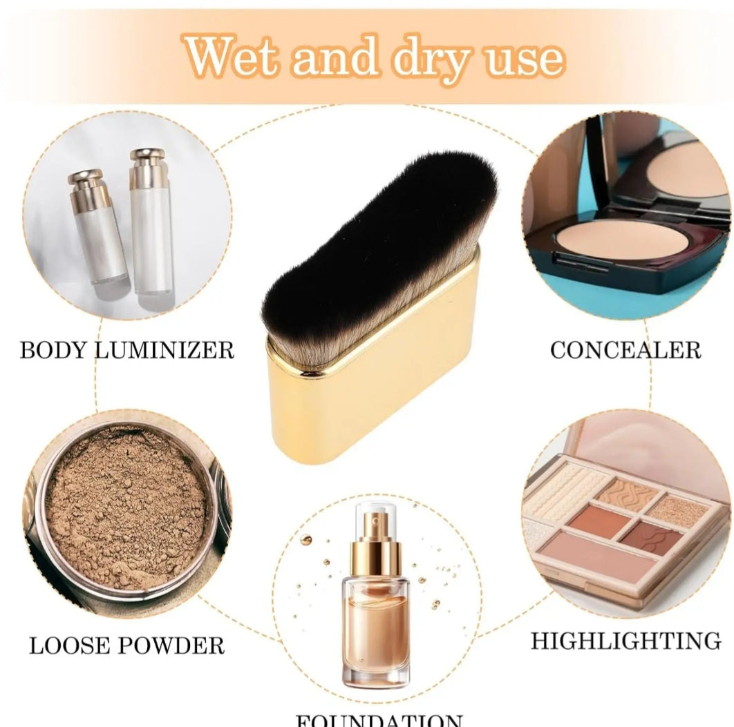 Anabella Wave Foundation Brush Smooth Blend, Glow, Gold