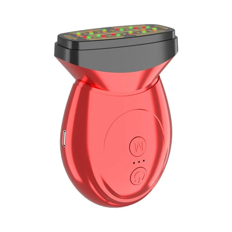 Roselle Youthluxe Face Massager For Glow Lift Warm Red Light